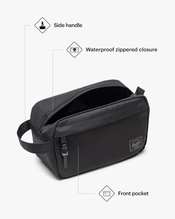 Travel Kit Herschel Supply Co Black Tonal Toiletry Bag-3