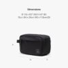 Travel Kit Herschel Supply Co Black Tonal Toiletry Bag-1