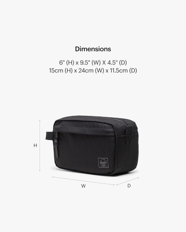 Travel Kit Herschel Supply Co Black Tonal Toiletry Bag-1