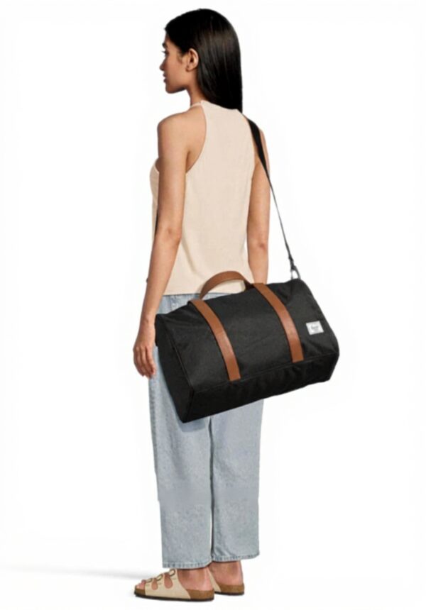 Herschel Novel Carry On Duffle Black Travel Bag Laptop