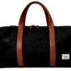 Herschel Novel Carry On Duffle Black Travel Bag Laptop