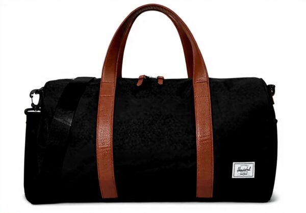 Herschel Novel Carry On Duffle Black Travel Bag Laptop
