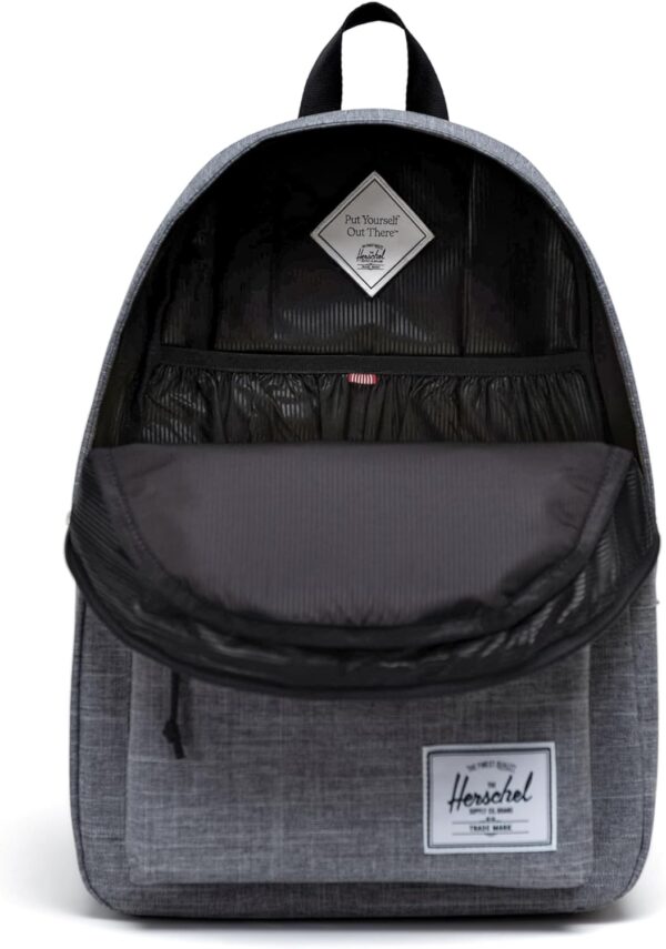 Herschel Classic XL Backpack Unisex Raven Crosshatch-1