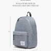 Herschel Classic XL Backpack Unisex Raven Crosshatch-4