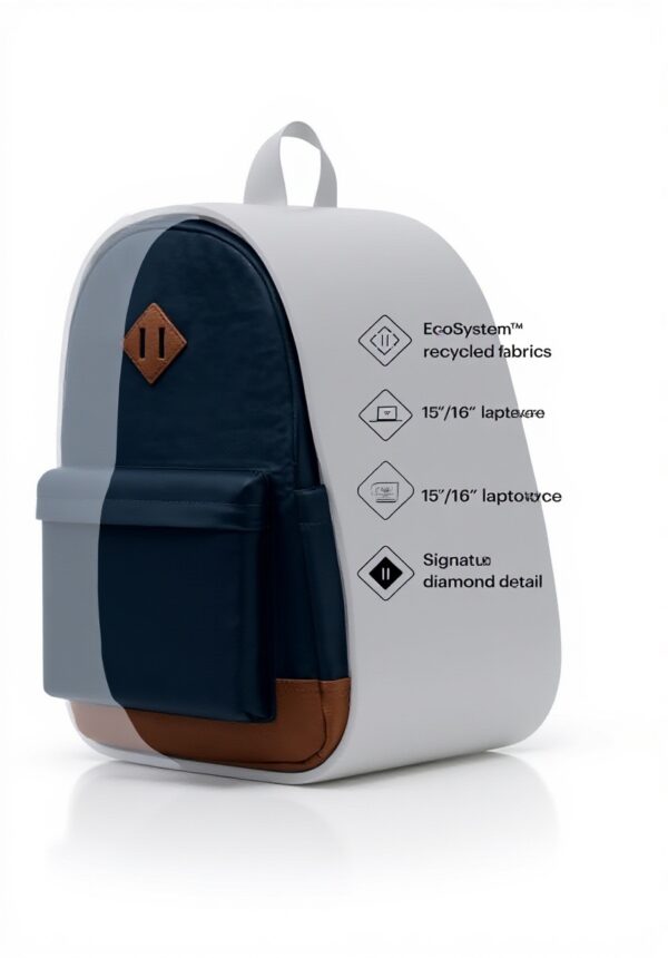 Herschel Heritage Backpack Recycled Polyester Laptop Sleeve