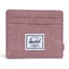 Herschel Charlie Cardholder RFID Travel Wallet Ash Rose