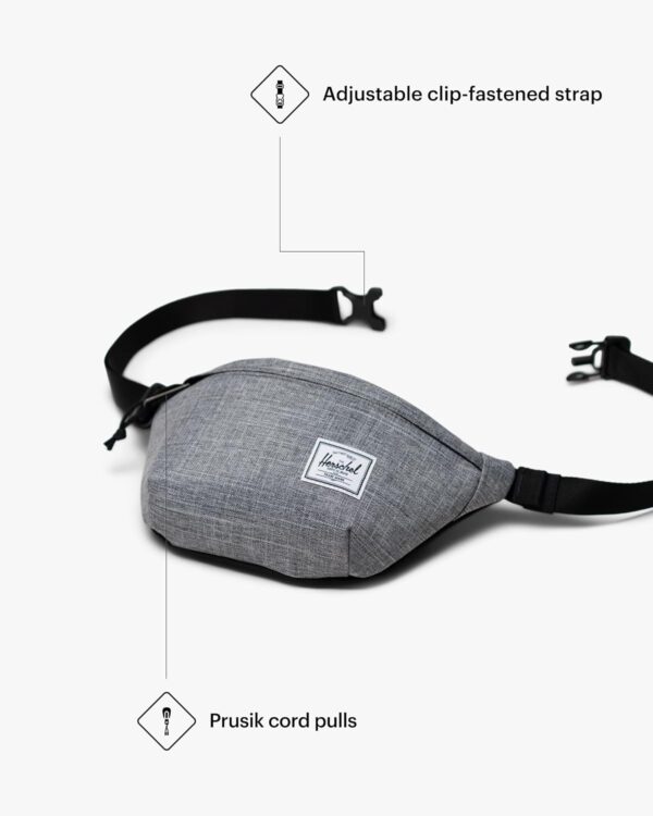 Herschel Waist Pack Unisex Recycled Polyester Raven-3