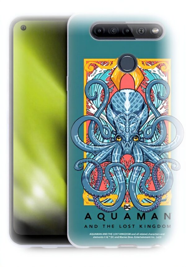 Head Case Designs Officially Licensed Aquaman And The Lost Kingdom Topo Graphics Soft Gel Case Compatible With LG K51S