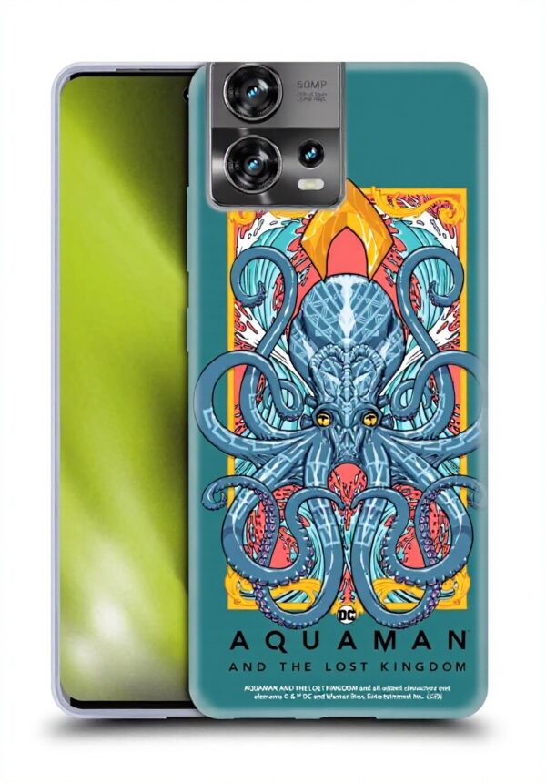 Aquaman Motorola Case: Soft Gel Protection with Official