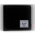 Herschel Mens RFID Wallet Black EcoSystem Fabric