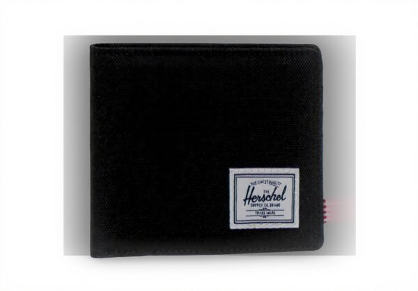 Herschel Mens RFID Wallet Black EcoSystem Fabric