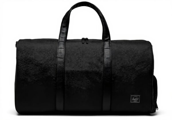 Herschel Novel Duffle Black Tonal Travel Bag Recycled