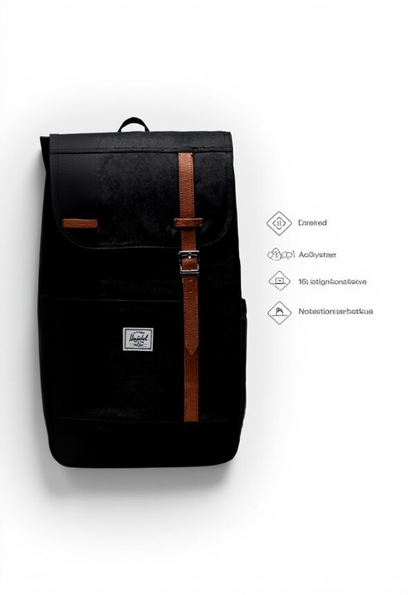 Herschel Unisex Backpack Recycled Fabric Laptop Sleeve